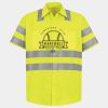 Men's High Visibility Safety Short Sleeve Work Shirt Thumbnail