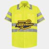 Men's High Visibility Safety Short Sleeve Work Shirt Thumbnail