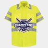 Men's High Visibility Safety Short Sleeve Work Shirt Thumbnail