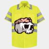 Men's High Visibility Safety Short Sleeve Work Shirt Thumbnail