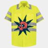 Men's High Visibility Safety Short Sleeve Work Shirt Thumbnail
