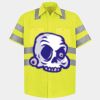 Men's High Visibility Safety Short Sleeve Work Shirt Thumbnail