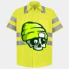 Men's High Visibility Safety Short Sleeve Work Shirt Thumbnail