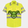 Men's High Visibility Safety Short Sleeve Work Shirt Thumbnail