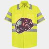 Men's High Visibility Safety Short Sleeve Work Shirt Thumbnail