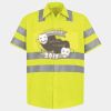 Men's High Visibility Safety Short Sleeve Work Shirt Thumbnail