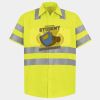 Men's High Visibility Safety Short Sleeve Work Shirt Thumbnail