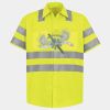 Men's High Visibility Safety Short Sleeve Work Shirt Thumbnail