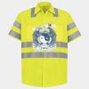 Men's High Visibility Safety Short Sleeve Work Shirt Thumbnail