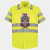 Men's High Visibility Safety Short Sleeve Work Shirt Thumbnail