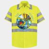 Men's High Visibility Safety Short Sleeve Work Shirt Thumbnail