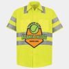 Men's High Visibility Safety Short Sleeve Work Shirt Thumbnail
