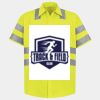 Men's High Visibility Safety Short Sleeve Work Shirt Thumbnail