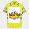 Men's High Visibility Safety Short Sleeve Work Shirt Thumbnail
