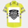 Men's High Visibility Safety Short Sleeve Work Shirt Thumbnail
