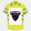 Men's High Visibility Safety Short Sleeve Work Shirt Thumbnail