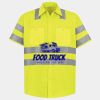 Men's High Visibility Safety Short Sleeve Work Shirt Thumbnail