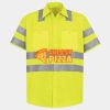 Men's High Visibility Safety Short Sleeve Work Shirt Thumbnail