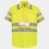 Men's High Visibility Safety Short Sleeve Work Shirt Thumbnail