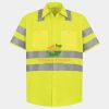 Men's High Visibility Safety Short Sleeve Work Shirt Thumbnail
