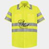 Men's High Visibility Safety Short Sleeve Work Shirt Thumbnail