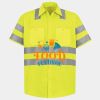 Men's High Visibility Safety Short Sleeve Work Shirt Thumbnail