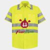 Men's High Visibility Safety Short Sleeve Work Shirt Thumbnail