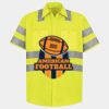 Men's High Visibility Safety Short Sleeve Work Shirt Thumbnail