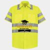 Men's High Visibility Safety Short Sleeve Work Shirt Thumbnail