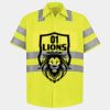 Men's High Visibility Safety Short Sleeve Work Shirt Thumbnail