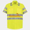 Men's High Visibility Safety Short Sleeve Work Shirt Thumbnail
