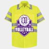 Men's High Visibility Safety Short Sleeve Work Shirt Thumbnail