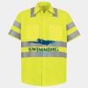 Men's High Visibility Safety Short Sleeve Work Shirt Thumbnail