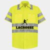Men's High Visibility Safety Short Sleeve Work Shirt Thumbnail
