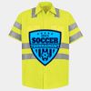 Men's High Visibility Safety Short Sleeve Work Shirt Thumbnail