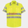 Men's High Visibility Safety Short Sleeve Work Shirt Thumbnail