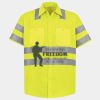 Men's High Visibility Safety Short Sleeve Work Shirt Thumbnail