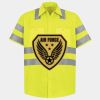 Men's High Visibility Safety Short Sleeve Work Shirt Thumbnail