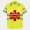 Men's High Visibility Safety Short Sleeve Work Shirt Thumbnail
