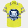 Men's High Visibility Safety Short Sleeve Work Shirt Thumbnail