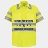 Men's High Visibility Safety Short Sleeve Work Shirt Thumbnail