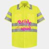 Men's High Visibility Safety Short Sleeve Work Shirt Thumbnail