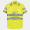 Men's High Visibility Safety Short Sleeve Work Shirt Thumbnail