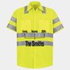 Men's High Visibility Safety Short Sleeve Work Shirt Thumbnail