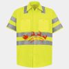 Men's High Visibility Safety Short Sleeve Work Shirt Thumbnail