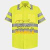 Men's High Visibility Safety Short Sleeve Work Shirt Thumbnail