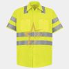 Men's High Visibility Safety Short Sleeve Work Shirt Thumbnail