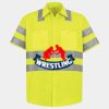 Men's High Visibility Safety Short Sleeve Work Shirt Thumbnail