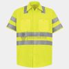 Men's High Visibility Safety Short Sleeve Work Shirt Thumbnail