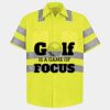 Men's High Visibility Safety Short Sleeve Work Shirt Thumbnail